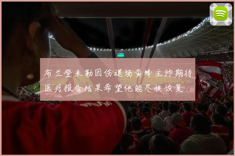 布兰登米勒因伤退场黄蜂主帅期待医疗报告结果希望他能尽快恢复